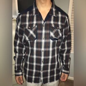 Billionaire Boys Club Black and White Plaid Shirt